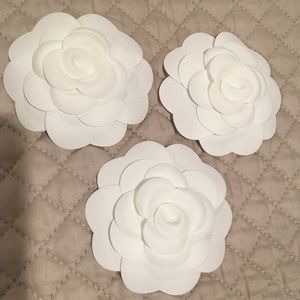 Chanel white camellia flower